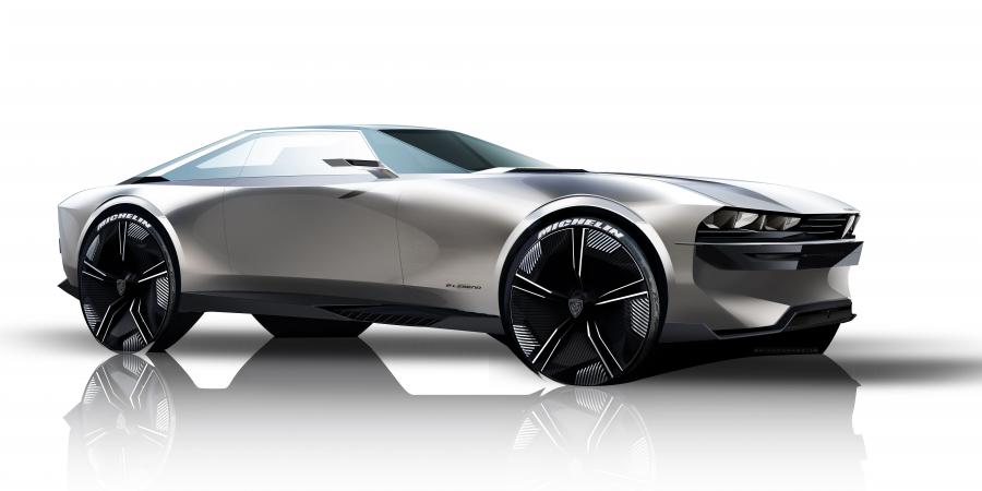 Эскиз Peugeot e-Legend Concept 2018 года  (фото 67 из 85)